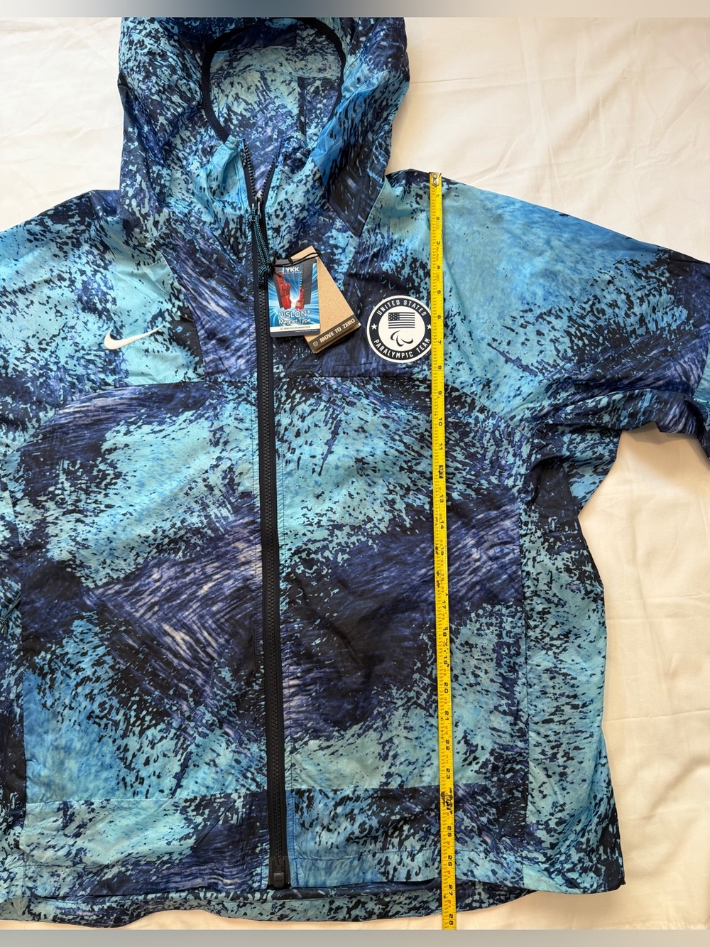 Nike ACG Cinder Cone USA Paralympic Men’s Large Windbreaker Blue - Picture 5 of 12